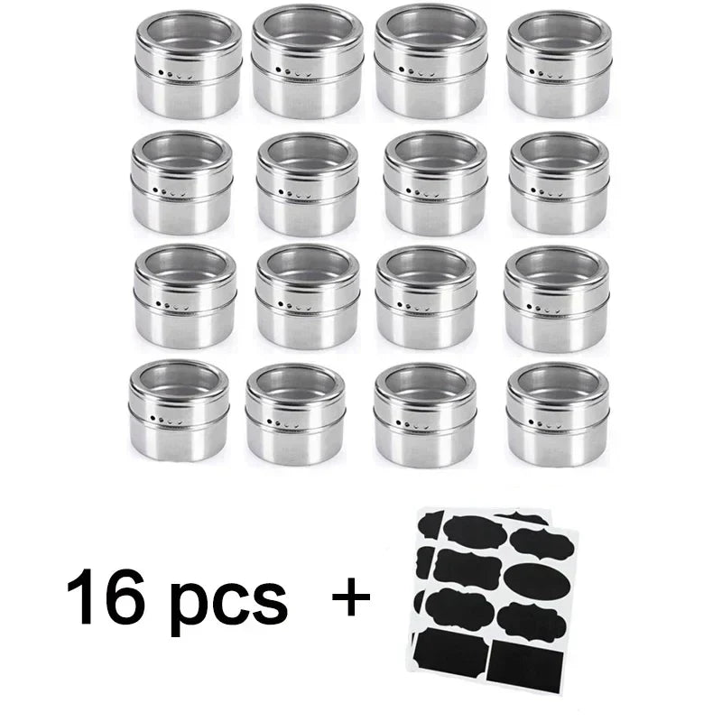 Stainless Steel Spice Tin Rack