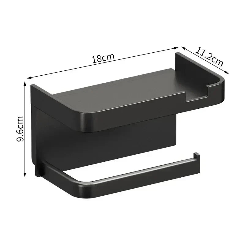 Multi-Functional Toilet Paper Holder