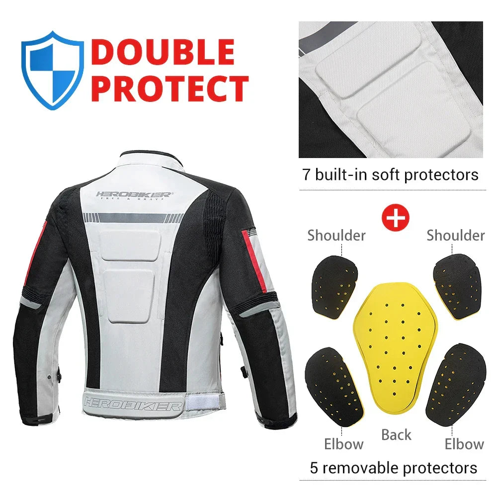 HEROBIKER Waterproof Motorcycle Racing Jacket