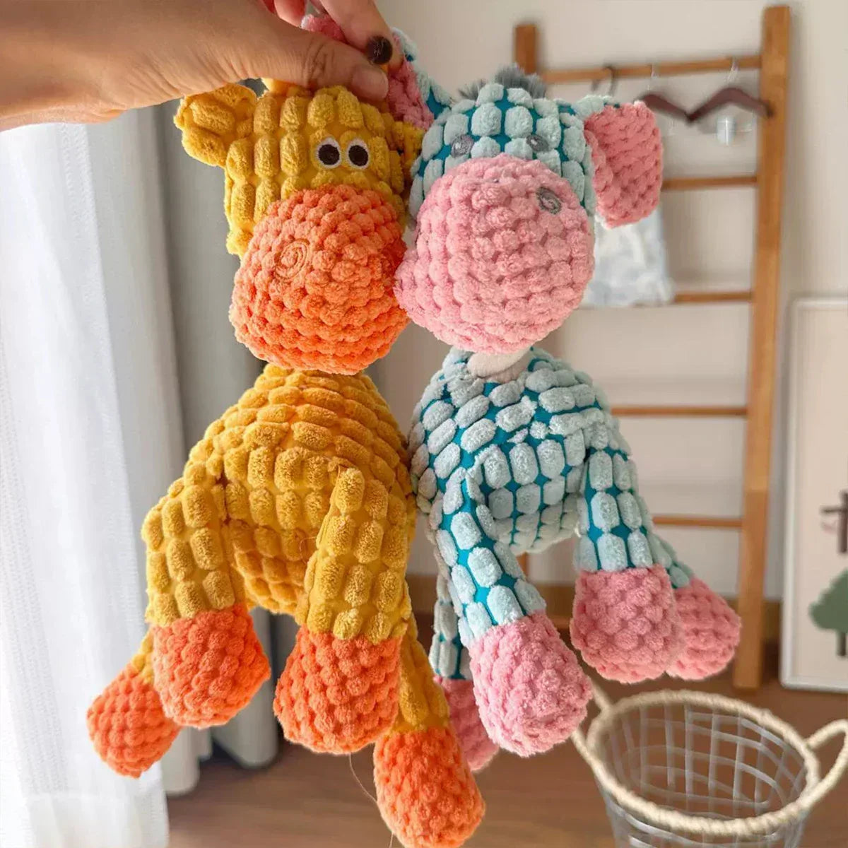 Cute Donkey Squeaky Dog Toy