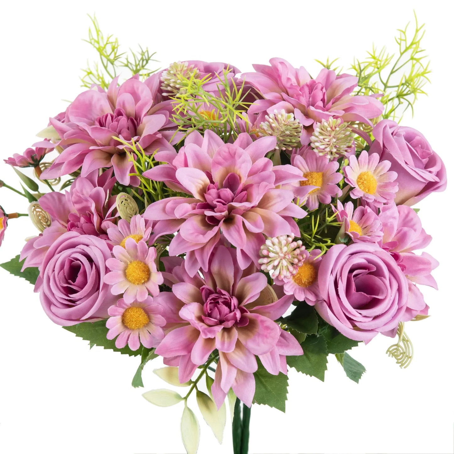 Silk Dahlia Rose Flower