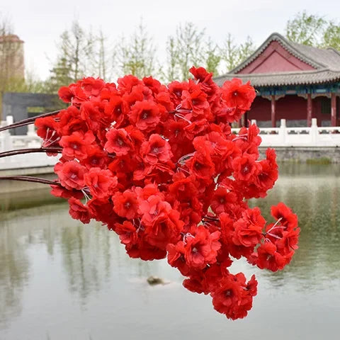 Artificial Cherry Blossom Branch