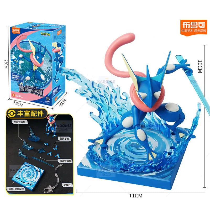 Pokemon Pikachu Charizard Greninja Blocks