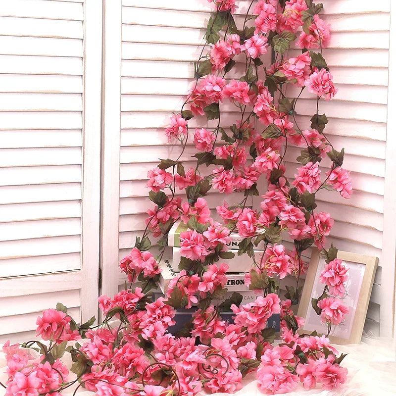 Kahaul Silk Cherry Blossom Vine