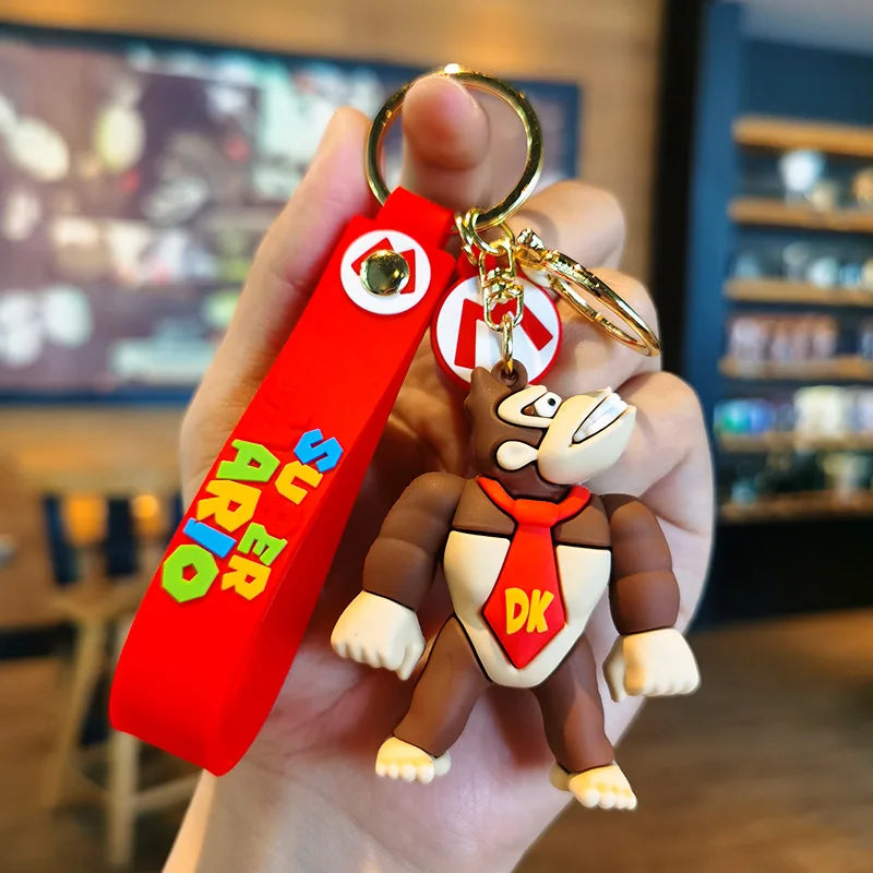 Super Mario Keychain Figure Set
