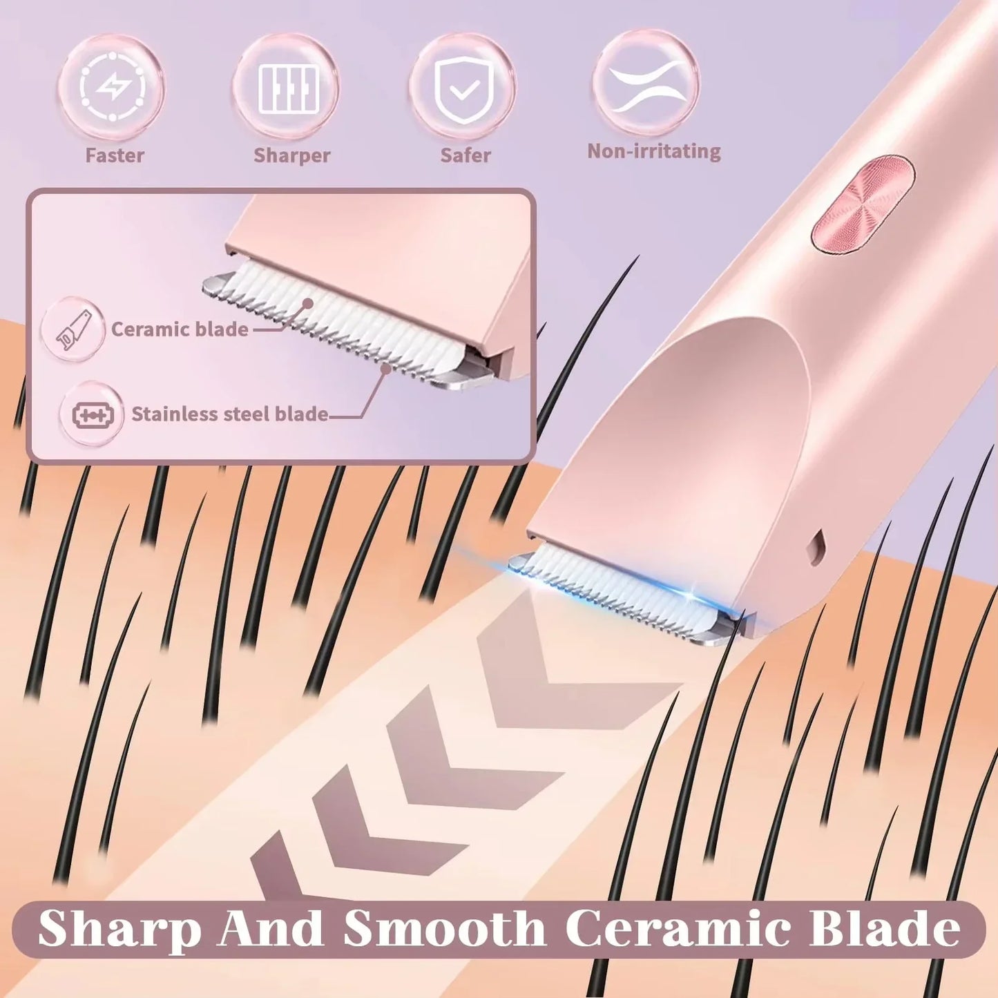 Waterproof Mini Rechargeable Bikini Shaver
