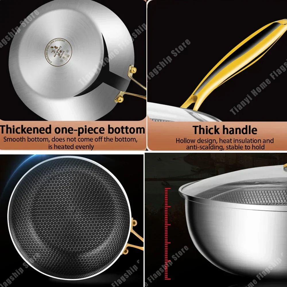 Non-Stick Stainless Steel Skillet